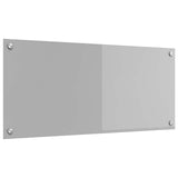 Rivestimento da Cucina Grigio chiaro 90 x 40 cm vetro temperato