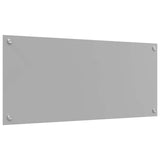 Rivestimento da Cucina Grigio chiaro 90 x 40 cm vetro temperato