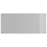 Rivestimento da Cucina Grigio chiaro 90 x 40 cm vetro temperato