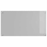 Rivestimento da Cucina Grigio chiaro 90 x 50 cm vetro temperato