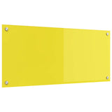 Rivestimento da Cucina Giallo 90 x 40 cm vetro temperato