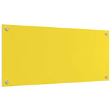 Rivestimento da Cucina Giallo 90 x 40 cm vetro temperato