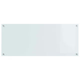 Rivestimento da Cucina Bianco 120 x 50 cm vetro temperato