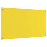 Rivestimento da Cucina Giallo 110 x 60 cm vetro temperato