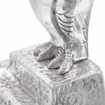 Fermalibri 2 pcs Argento 12 x 9 x 19 cm Alluminio