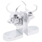 Fermalibri 2 pcs Argento 17 x 15 x 27 cm Alluminio