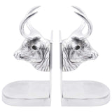 Fermalibri 2 pcs Argento 17 x 15 x 27 cm Alluminio
