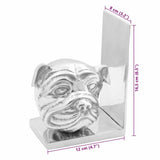 Fermalibri 2 pcs Argento 8 x 12 x 16.5 cm Alluminio