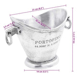 Secchiello di ghiaccio Argento 29 x 16 x 19 cm Alluminio