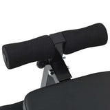 Panca per addominali Nero 124 x 33.5 x 55 cm