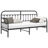 Struttura per letto di giorno Nero 80 x 200 cm