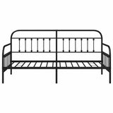 Struttura per letto di giorno Nero 90 x 190 cm
