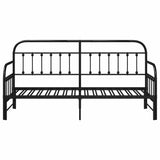Struttura per letto di giorno Nero 80 x 200 cm