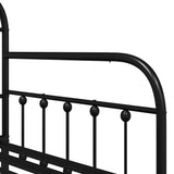Struttura per letto di giorno Nero 90 x 190 cm
