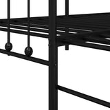 Struttura per letto di giorno Nero 90 x 200 cm