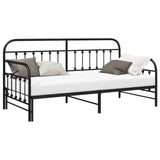 Struttura per letto di giorno Nero 90 x 200 cm