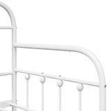 Struttura per letto di giorno Bianco 75 x 190 cm