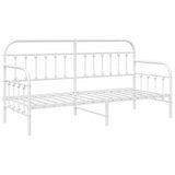 Struttura per letto di giorno Bianco 75 x 190 cm