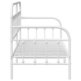 Struttura per letto di giorno Bianco 75 x 190 cm