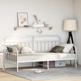 Struttura per letto di giorno Bianco 100 x 200 cm