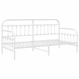 Struttura per letto di giorno Bianco 100 x 200 cm