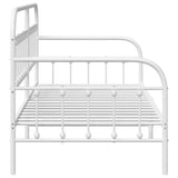 Struttura per letto di giorno Bianco 100 x 200 cm