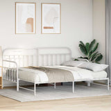 Struttura per letto di giorno Bianco 100 x 190 cm