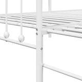 Struttura per letto di giorno Bianco 107 x 203 cm