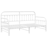 Struttura per letto di giorno Bianco 107 x 203 cm