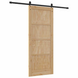 Porta scorrevole Altro ORKDAL Naturale e nero 83 x 202 cm