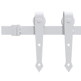 Porta Scorrevole Naturale e bianco 83 x 211 cm