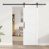 Porta scorrevole ORKDAL Bianco 73,5 x 198,5 cm Pino massello