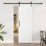 Porta scorrevole ORKDAL Bianco 73,5 x 211 cm Pino massello