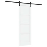 Porta scorrevole ORKDAL Bianco 73,5 x 211 cm Pino massello