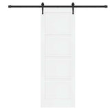 Porta scorrevole ORKDAL Bianco 73,5 x 211 cm Pino massello