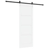 Porta scorrevole ORKDAL Bianco 78 x 211 cm Pino massello
