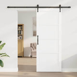 Porta scorrevole ORKDAL Bianco 83 x 211 cm Pino massello