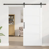 Porta scorrevole ORKDAL Bianco 93 x 202 cm Pino massello