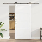 Porta scorrevole ORKDAL Bianco 93 x 211 cm Pino massello