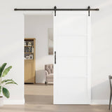 Porta scorrevole ORKDAL Bianco 93 x 232 cm Pino massello