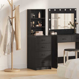 Credenza Rovere nero 40 x 41 x 135 cm Legno truciolato