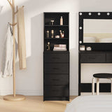 Credenza Rovere nero 40 x 41 x 135 cm Legno truciolato