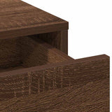 Credenza Rovere marrone 40 x 41 x 135 cm Legno truciolato