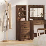 Credenza Rovere marrone 40 x 41 x 135 cm Legno truciolato