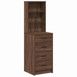 Credenza Rovere marrone 40 x 41 x 135 cm Legno truciolato