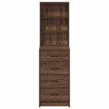 Credenza Rovere marrone 40 x 41 x 135 cm Legno truciolato