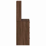 Credenza Rovere marrone 40 x 41 x 135 cm Legno truciolato