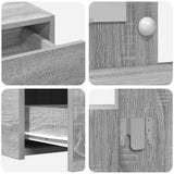 Tavolo da Trucco Grigio 83 x 40 x 70 cm Legno truciolato