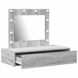 Tavolo da Trucco Grigio 83 x 40 x 70 cm Legno truciolato