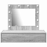 Tavolo da Trucco Grigio 83 x 40 x 70 cm Legno truciolato